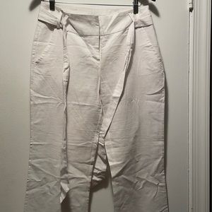 Forever 21 white linen pants